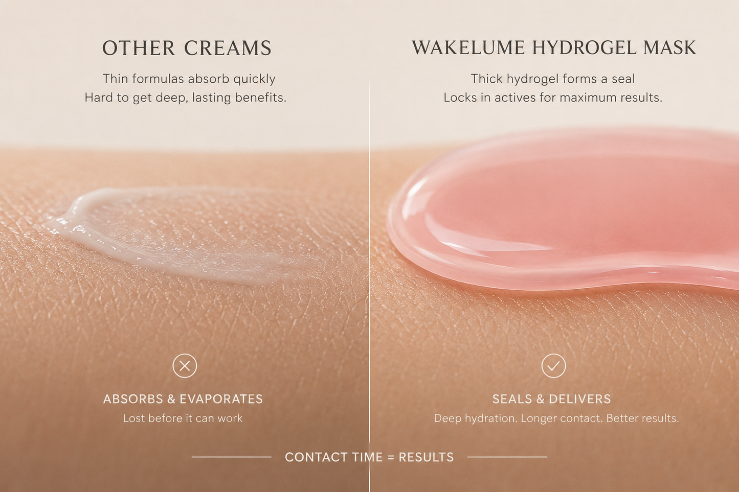 Wakelume Overnight Hydrogel Mask - Salmon PDRN + Collagen