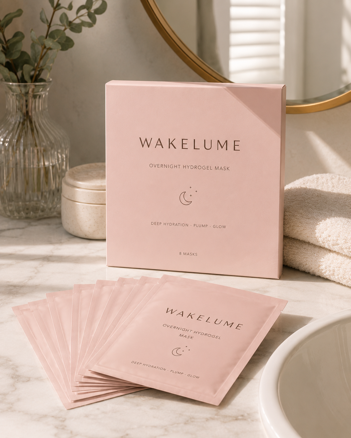 Wakelume Overnight Hydrogel Mask - Salmon PDRN + Collagen